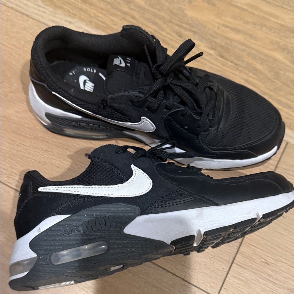 Nike Black and White Air Max Sneakers